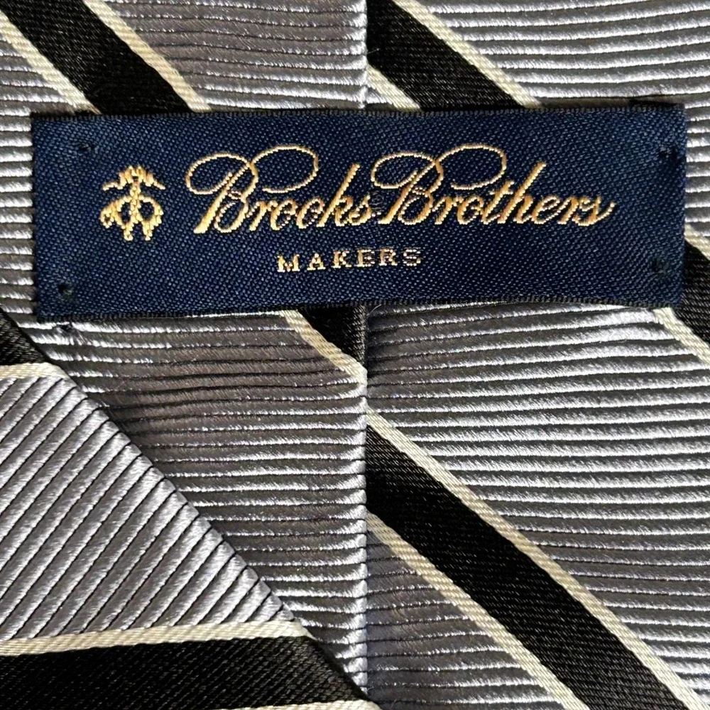 Brooks Brothers Silk Tie Lot – Made‎ in USA, Woven in Italy, 3.5